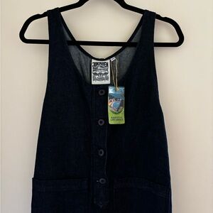 Jungmaven Denim Button Front Jumper – XS – Dark Indigo – NWT